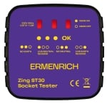 Тестер за захранващи контакти Ermenrich Zing ST30