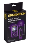 Тестер за кабели Ermenrich Ping SM75 с мултиметър