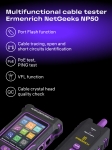 Мултифункционален тестер за кабели Ermenrich NetGeeks NP50