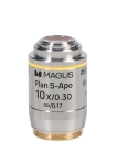 Комплект обективи MAGUS FL S-APO60 PlanF S-Apo 4х/10х/20х/40х/100х маслени ∞/0,17 H60 mm