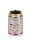Комплект обективи MAGUS S-APO BD60 Plan S-Apo 5х/10х/20х/50х/100х BD H60 mm, за наблюдения по метода на светлото/тъмното поле