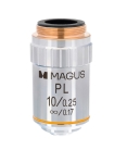 Планахроматичен обектив с корекция до безкрайност MAGUS MP10 10x/0,25 ∞/0,17