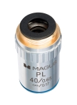 Планахроматичен обектив с корекция до безкрайност MAGUS MP40 40x/0,65 ∞/0,17