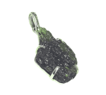 Медальон Молдавит със Сребро 925