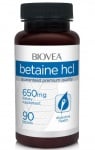 БЕТАИН HLC - подпомага и регулира храносмилателната система - таблетки 650 мг. х 90, BIOVEA