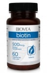 БИОТИН - поддържа половите жлези и нервната система - капсули 500 мкг. х 60, BIOVEA