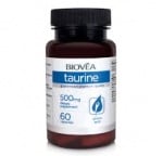 ТАУРИН - подпомага дейността на нервната система, сърцето и мозъка - капсули 500 мг. х 60, BIOVEA