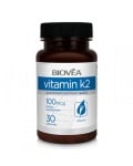 ВИТАМИН К2 - за здравето на кръвоносната система и костите - капсули 100 мкг. х 30, BIOVEA