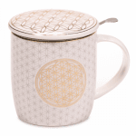 Красив комплект за чай - Цветето на живота