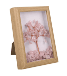 Дърво на живота РОЗОВ КВАРЦ в рамка картина
