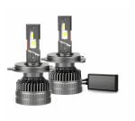 Комплект от 2 броя LED ЛЕД диодни крушки H4 Х4 12V 120W 13000lm за фарове Canbus без грешки 6000К къси/дълги