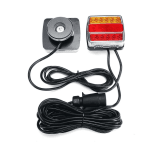 Комплект LED Лед Диодни Стопове 12V с Магнит и Окабеляване, 5 Функции, за Ремаркета, Колесари, Платформи, МПС