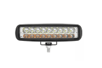 Универсален 54W Лед LED Халоген Фар Работна Лампа 12V - 24V с мигач бяло - оранжева светлина за автомобил офроуд бус ван камион