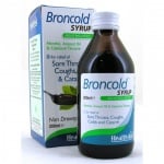 БРОНКОЛД СИРОП - облекчава симптомите при възпалено гърло, хрема и настинка -  200 мл., HEALTH AID