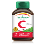 ВИТАМИН Ц 1000 мг - подпомага усвояването на желязо * 100 каплети