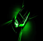 Спортна кола 1:16 "Динозавър" с РК и светлини /на батерии/