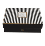 Комплект 2 чаши - черно-бяло каре