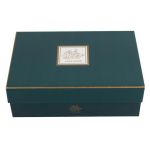 Комплект от 2 луксозни чаши - петролен цвят