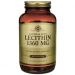 ЛЕЦИТИН 1360 мг. подпомага разграждането и отстраняването на мазнините * 100капсули, СОЛГАР