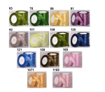 Сатенена лента за декорация - ширина 2 см, ролка 22 метра