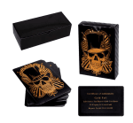 Луксозни водоустойчиви черни PVC карти