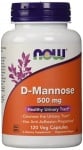Д - МАНОЗА - спомага за поддържането на здрави пикочни пътища -  капсули 500 мг. х 120, NOW FOODS