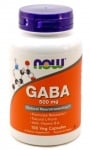 ГАБА + Витамин В6 – за спокоен сън и здрава нервна система – капсули 500 мг. х 100, NOW FOODS