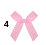 Панделка сатен - широчина 1,5 см., 12 броя в опаковка