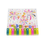 Салфетки "Happy Birthday" /20 броя - двупластови/