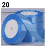 Сатенена лента за декорация - ширина 2 см, ролка 22 метра