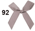 Панделка сатен - широчина 1 см., 24 броя в опаковка