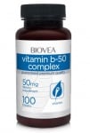 ВИТАМИН В КОМПЛЕКС - подпомагат нервната система, метаболизма и сърдечно-съдовата система - таблетки 50 мг. х 100, BIOVEA
