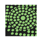 Комплект от 2 бр. самозагряващи се наколенки с турмалин - еластични, универсален размер, унисекс, цвят черен